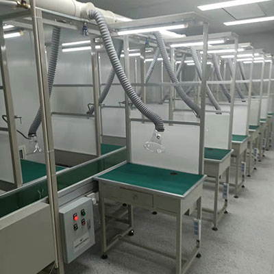 錫煙皮帶裝配線